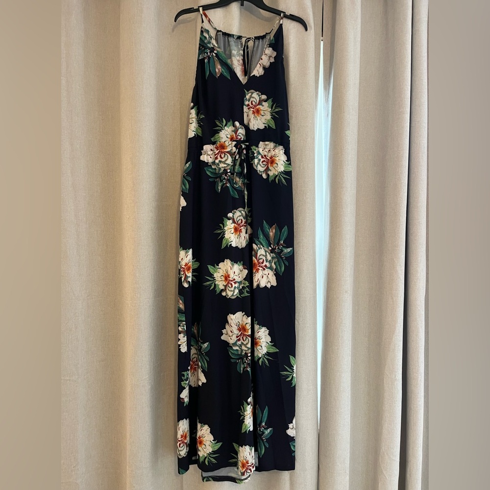 Floral Black Maxi Dress